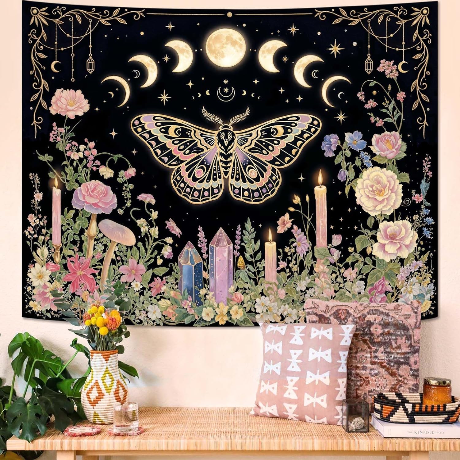 Wall Scroll Tapestry - Tapiz de Mariposas para Colgar en