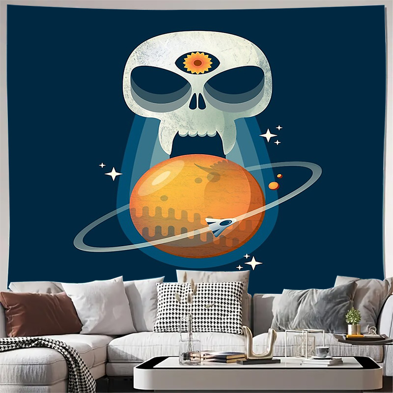 Wall Scroll Tapestry - Tapiz de galaxia espacial, nebulosa, universo,