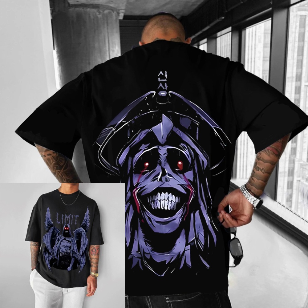 Anime Merchandise Shop - Camisetas de gran tamaño con estampado