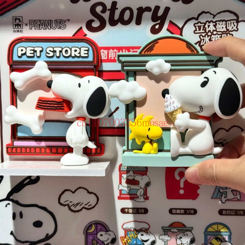 Anime Merchandise Box Set - Imán para Refrigerador de Snoopy de