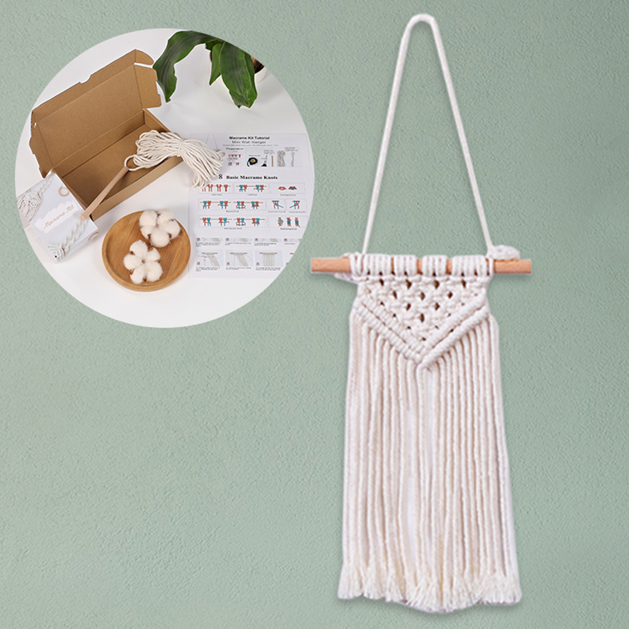 Wall Scroll Tapestry - Mini tapiz tejido hecho a mano,
