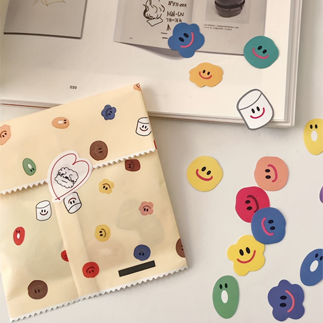 Sticker Sheet Set - Paquete de 110 Pegatinas Redondas de