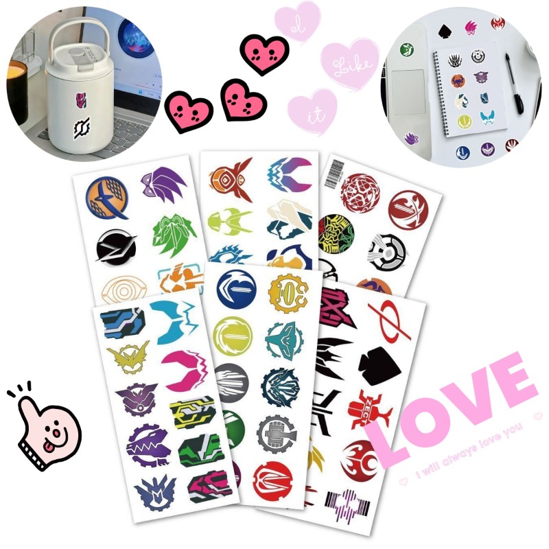 Sticker Sheet Set - 60 hojas de pegatinas con el