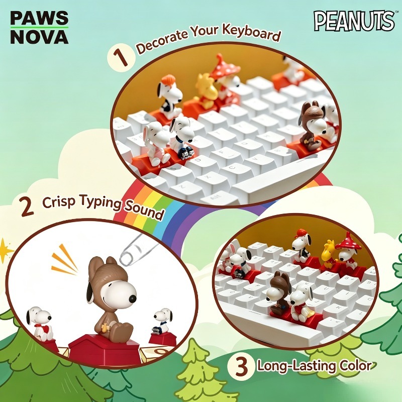 Caja Sorpresa de Teclas Snoopy - Anime Merchandise Box Set reseña y precio