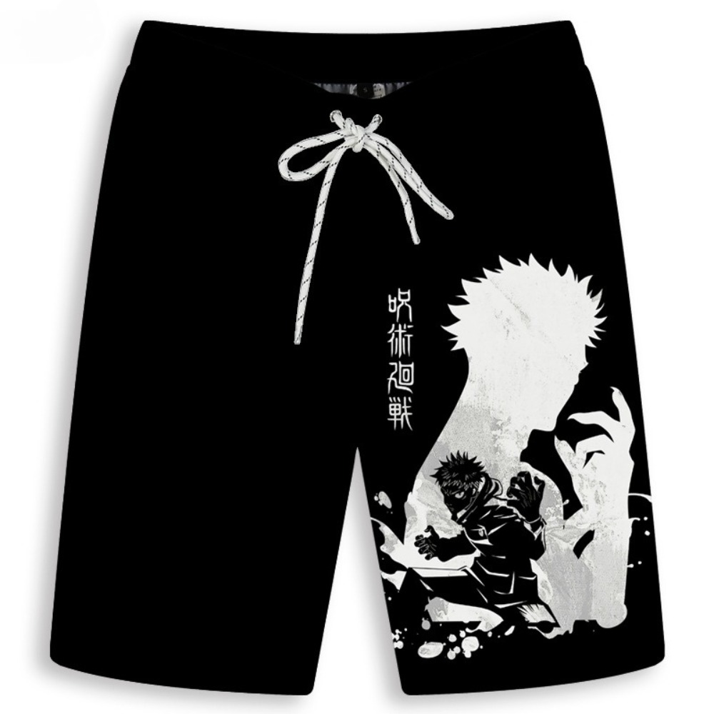 Pantalones cortos con estampad - Anime Merchandise Shop reseña y precio