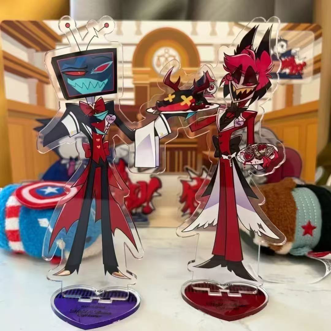 2 uds Hazbin periféricos de an - Acrylic Stand Figure reseña y precio
