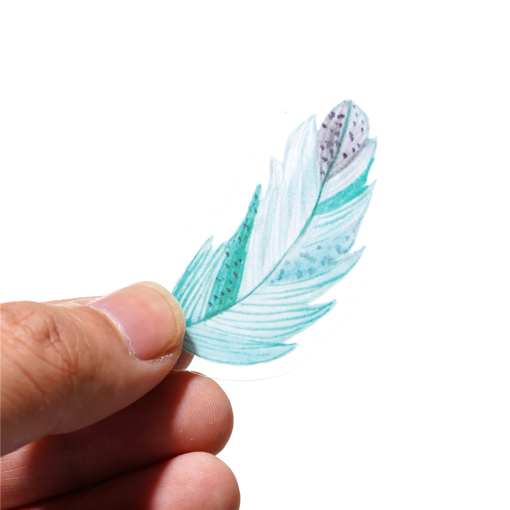 Pegatinas de plumas decorativa - Sticker Sheet Set reseña y precio