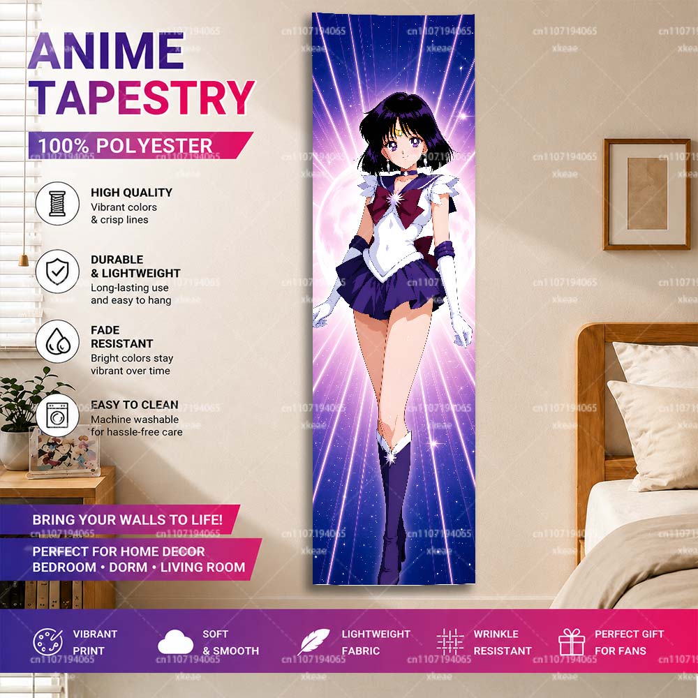 Tapiz vertical de Sailor Satur - Wall Scroll Tapestry reseña y precio