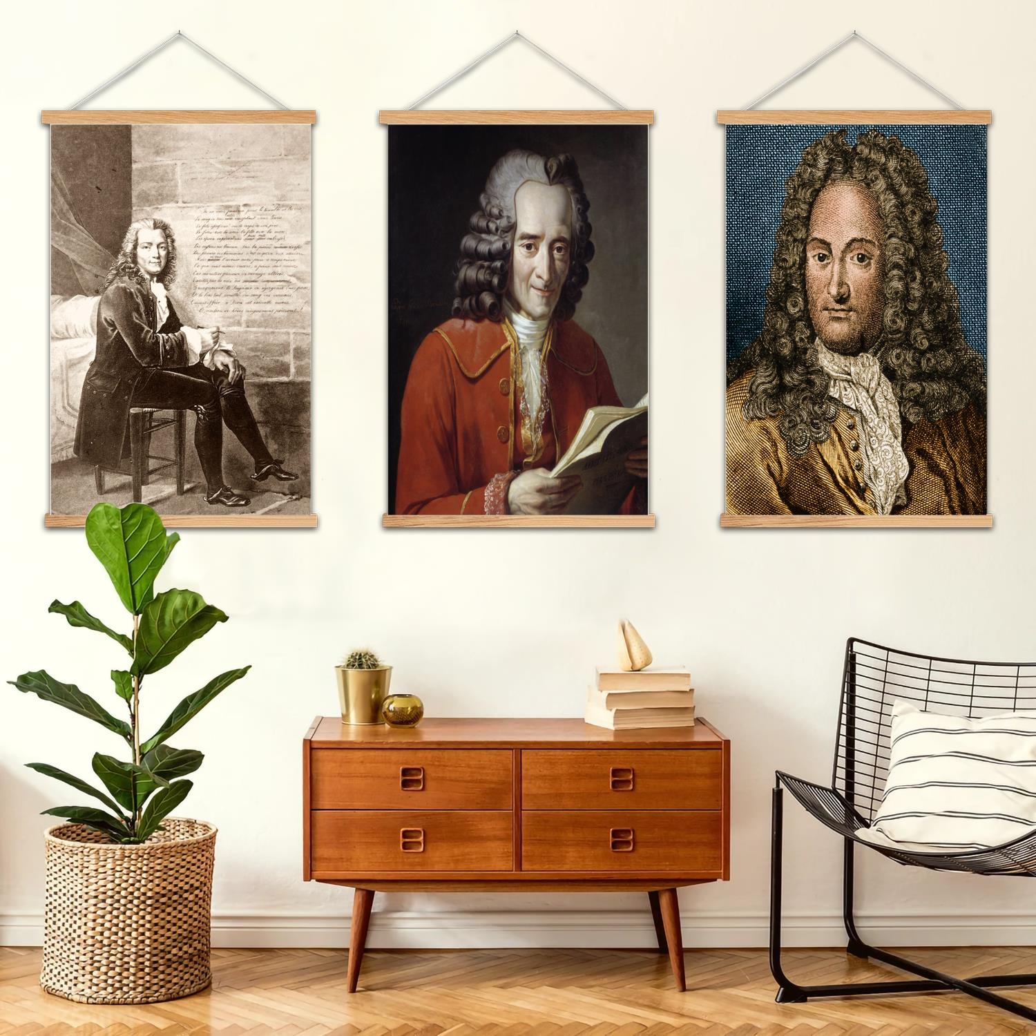 Voltaire-pintura de pared enma - Art Print Framed reseña y precio