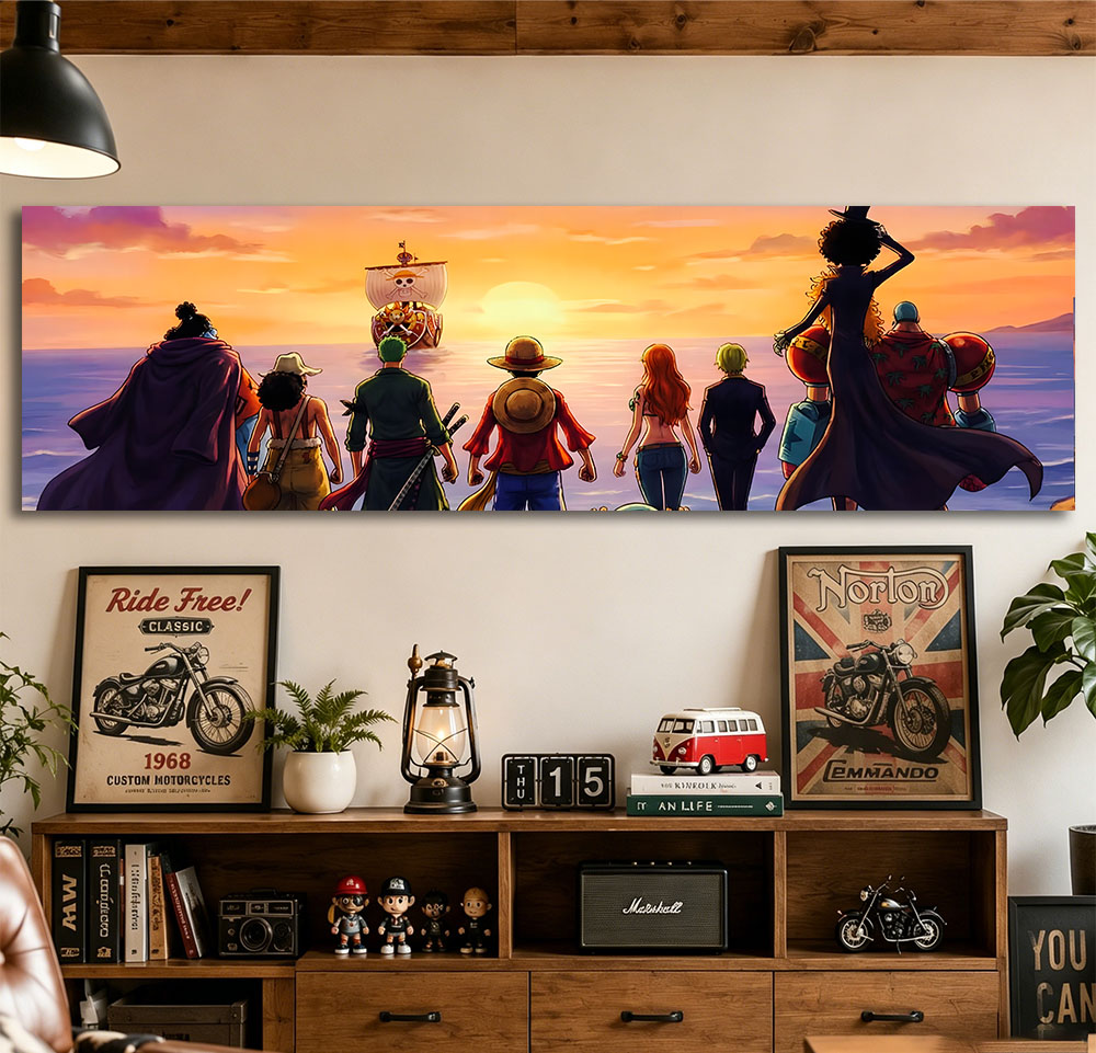Tapiz One Piece Straw Hat Crew - Wall Scroll Tapestry reseña y precio