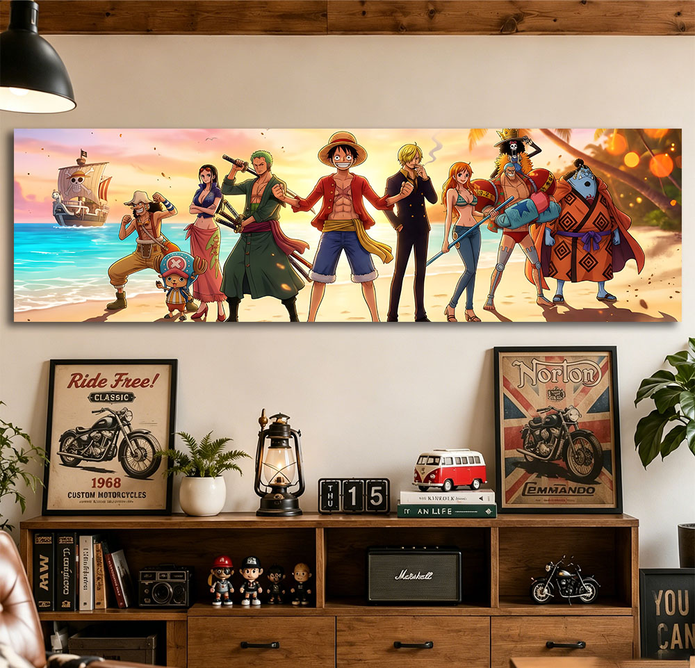 Tapiz One Piece Straw Hat Crew - Wall Scroll Tapestry reseña y precio