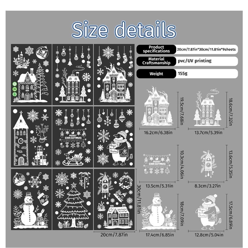 9 hojas/juego de nuevas pegati - Sticker Sheet Set reseña y precio