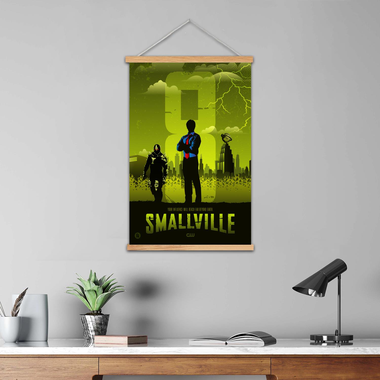 Smallville-pintura de pared en - Art Print Framed reseña y precio