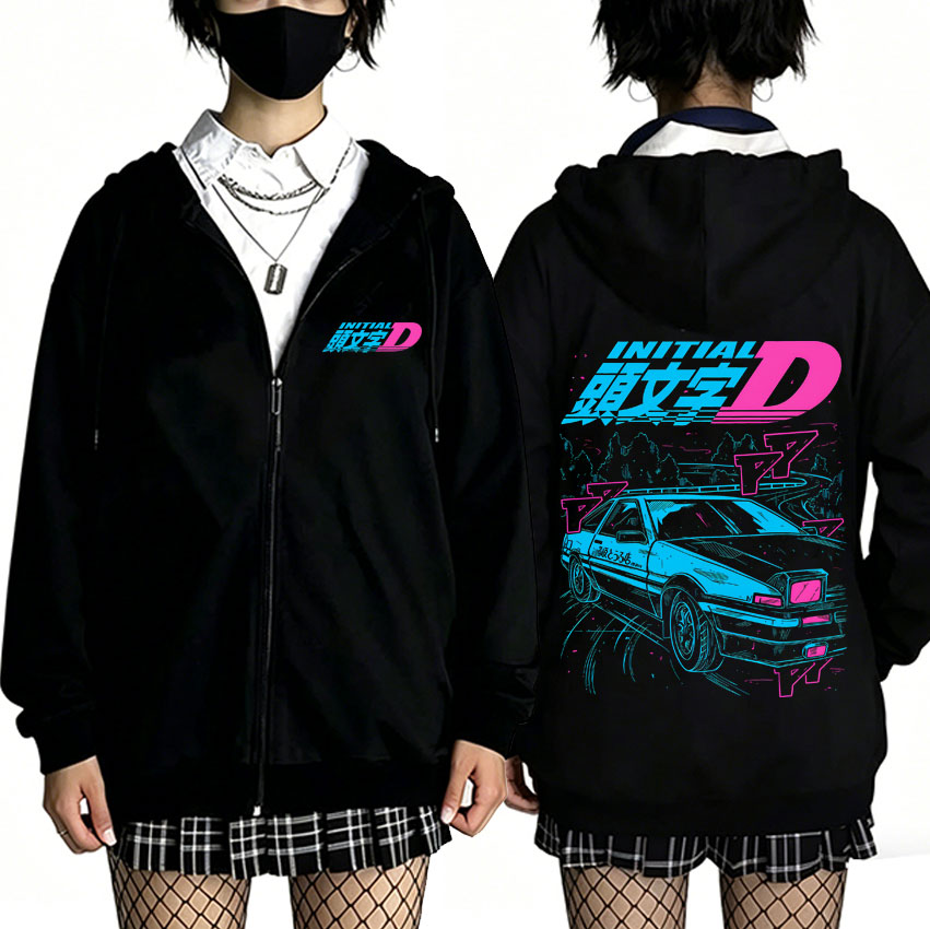Sudadera con capucha y cremall - Anime Merch Shopping reseña y precio