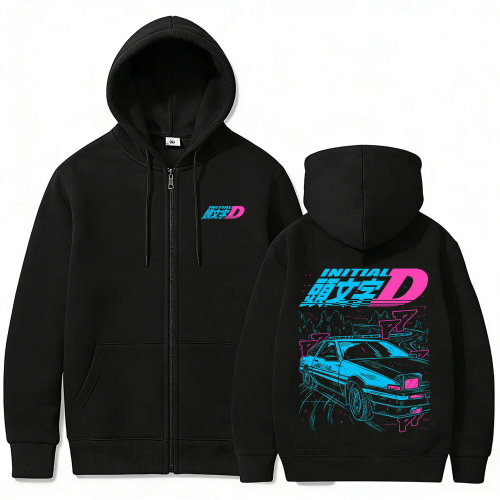 Sudadera con capucha y cremall - Anime Merch Shopping reseña y precio