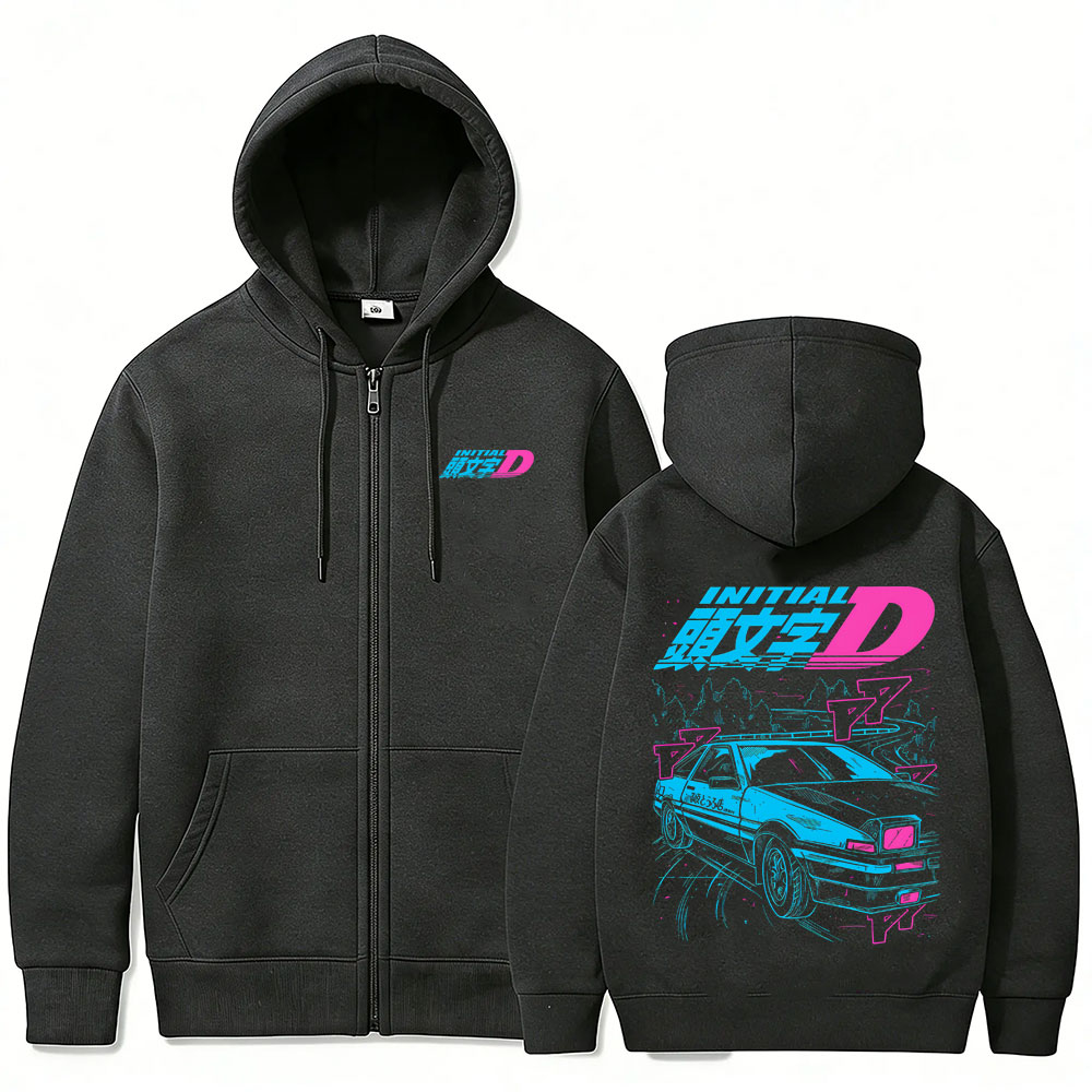 Sudadera con capucha y cremall - Anime Merch Shopping reseña y precio