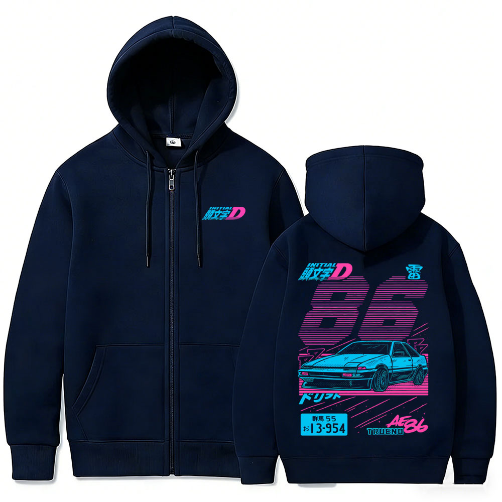 Sudadera con capucha y cremall - Anime Merch Shopping reseña y precio